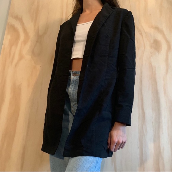 Longer black blazer - Picture 2 of 3
